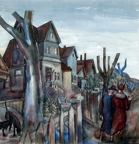 Coming Home, Musgrave Street, Victoria, 1946
